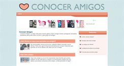 Desktop Screenshot of conoceramigos.net
